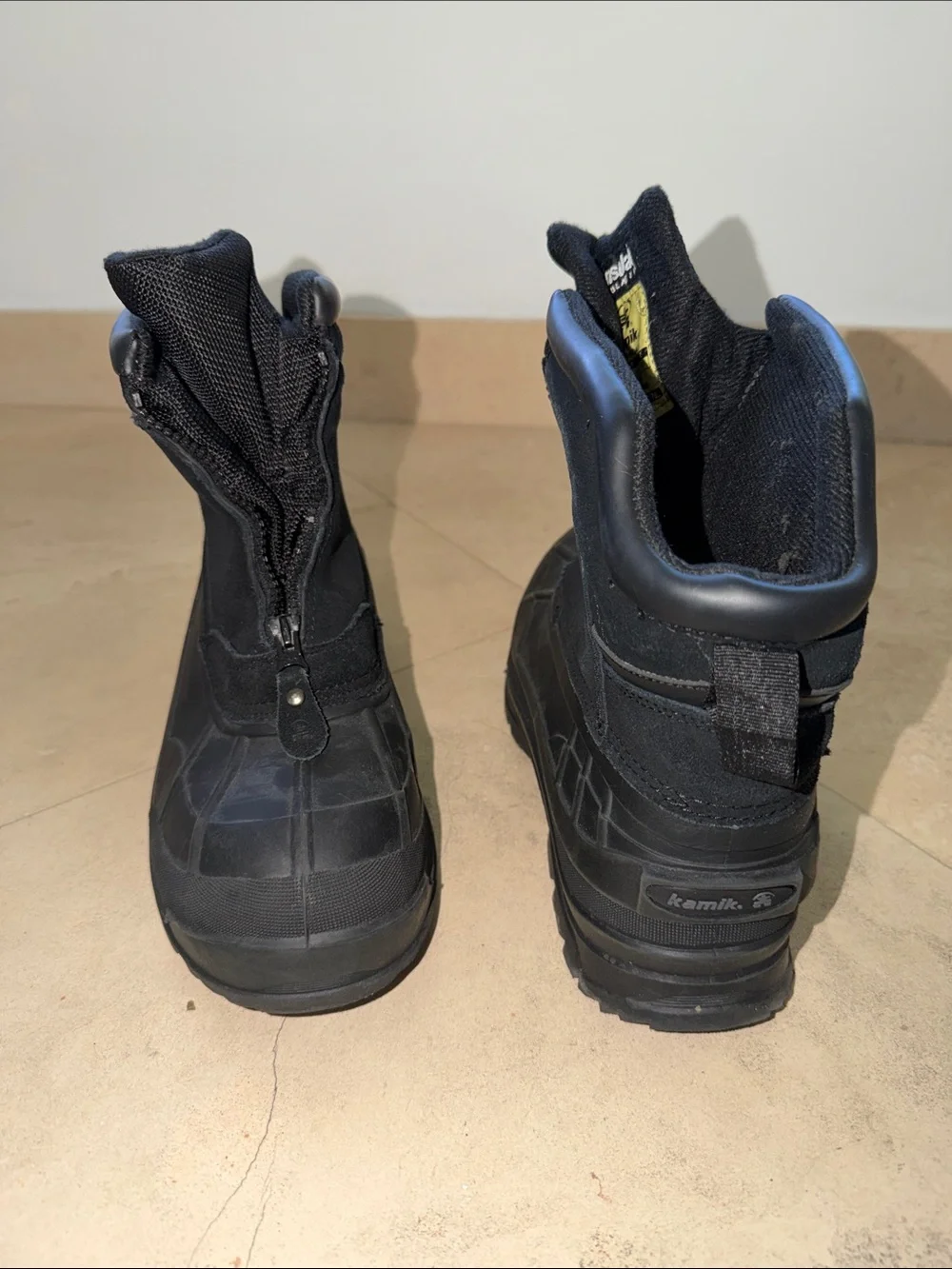 Kamik Black Winter Rain & Snow Boots